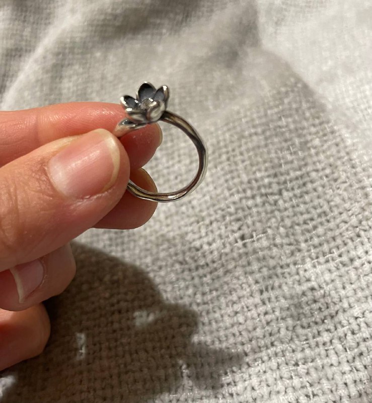 Кольцо Pandora серебро 925 размер 50 3