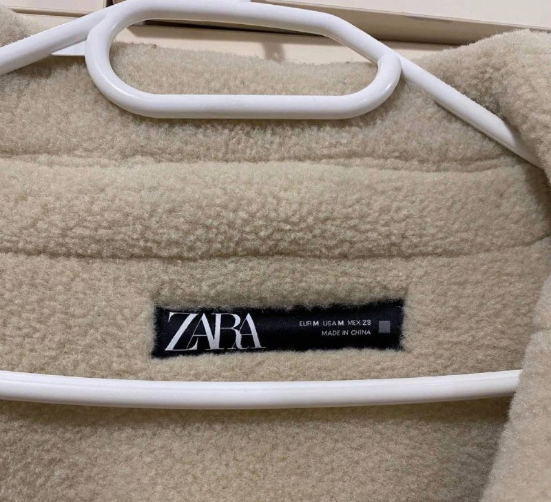 Зимнее пальто дубленка Zara размер М 3