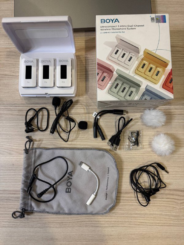 беспроводные микрофоны BOYA BY-XM6-K2 2Pk