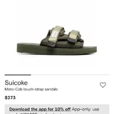 Шлепки Suicoke x Stussy 1
