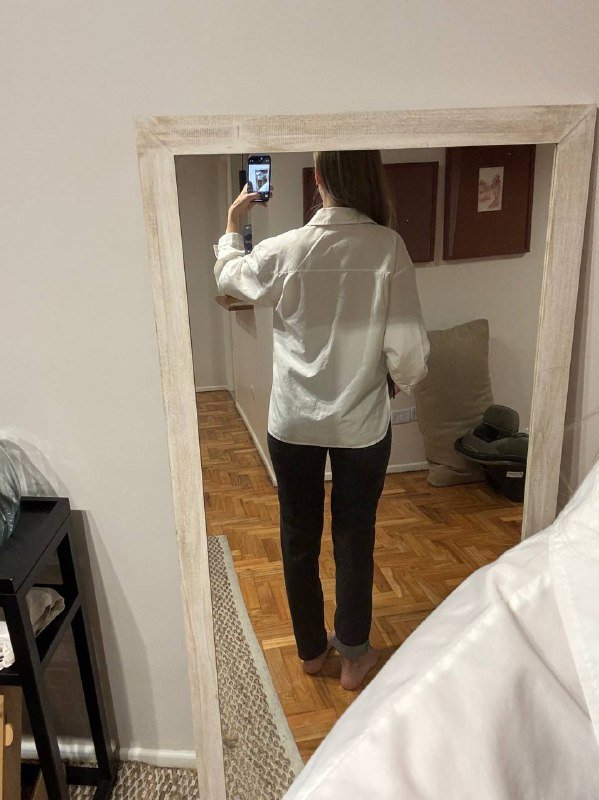 Джинсы для беременных темно серые размер S 5