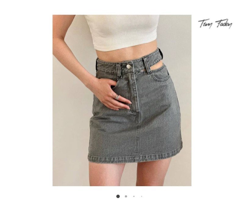 Джинсовая юбка XS-S