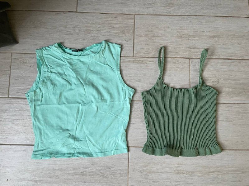 Летние майки мятная и зеленая