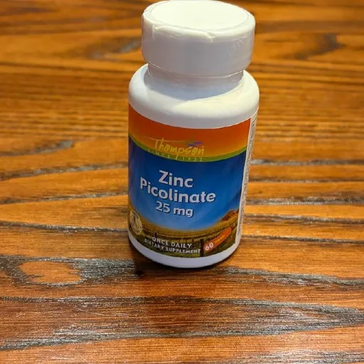 Thompson Zinc Picolinate 25 mg, 60 таблеток