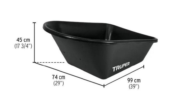 Тачка пластиковая Truper CAT-60PL 4