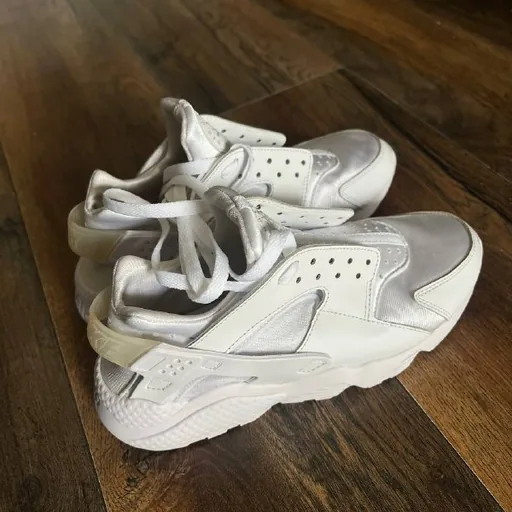Women’s Nike and Puma sneakers, black mules
