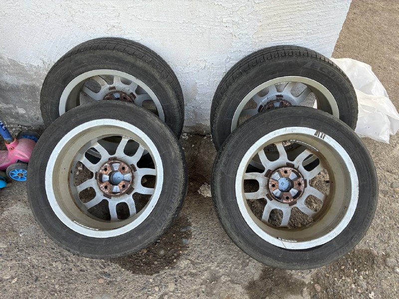 Диски Fiat 500 и шины Bridgestone 185/55 R15 2