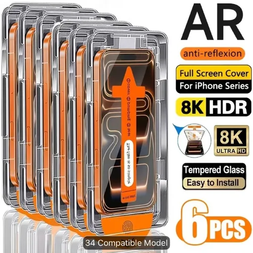 Защитное стекло для iPhone 14 Pro, 6 штук
