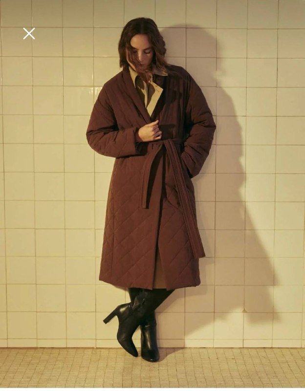 Стеганое пальто MANGO, размер S-M 3