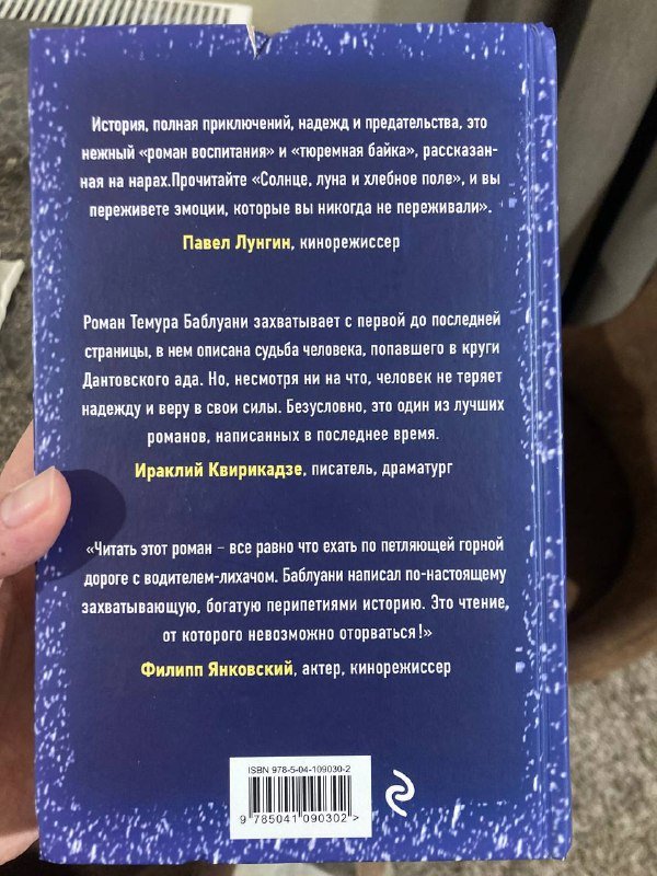 Книга Солнце, луна и хлебное поле Т. Баблуани 2