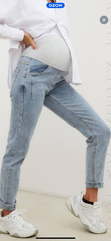 Джинсы для беременных, футболка для кормления 4