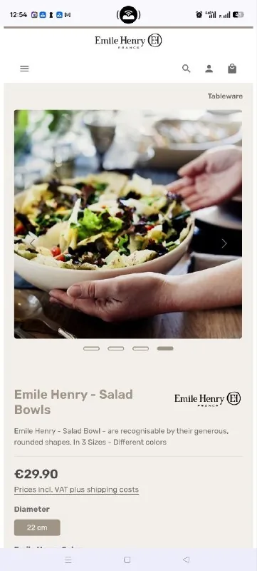 Посуда Emilie Henry, тарелки, салатница 1