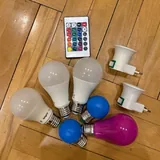 Лампы, чехол для iPhone, клей ПВА, кисть, удлинители, кабели 1