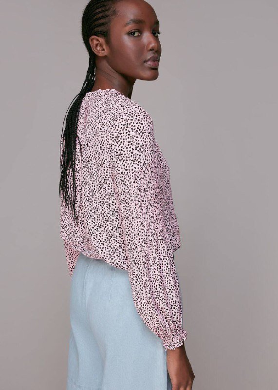 Льняной пиджак Topshop, блузка Whistles 6