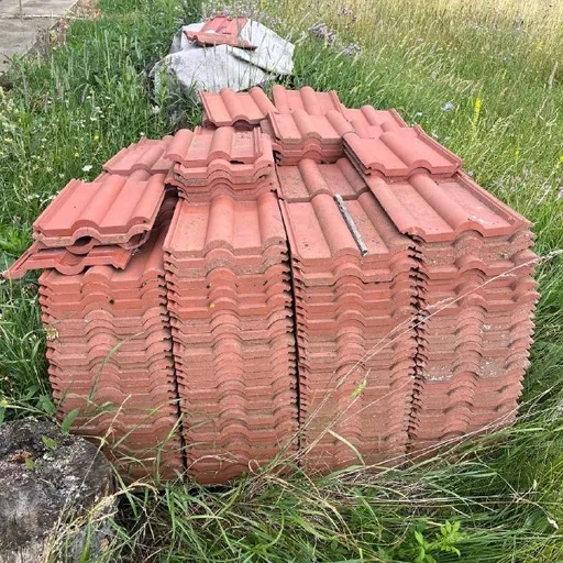Used cement-sand roof tiles, 30 m²