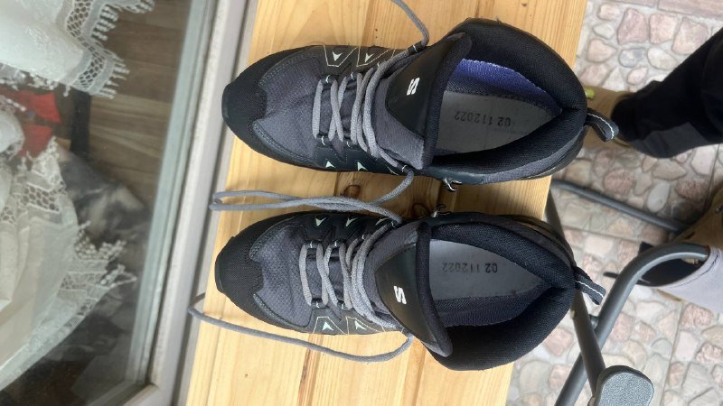 Ботинки кроссовки трекинговые Salomon X braze mid Goretex 5