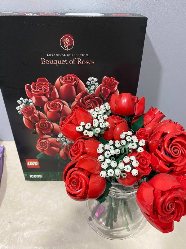 CONSTRUCTOR LEGO ICONS BOUQUET OF ROSES