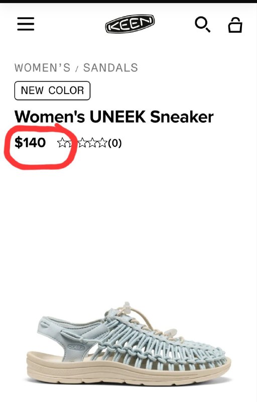 Keen Uneek сандалии размер 40,5 2