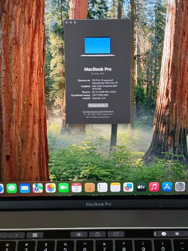 MacBook Pro 2018 i9 16 gb 500 SSD 3