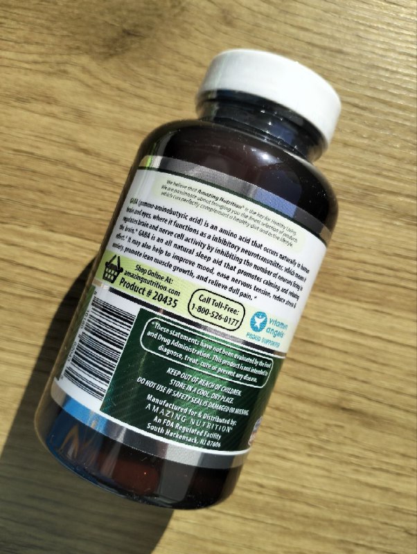 GABA vegan capsules 750 mg 100 count 3