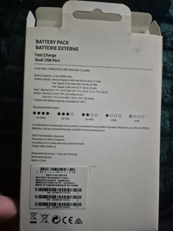 Power bank Samsung 10000 mAh 2