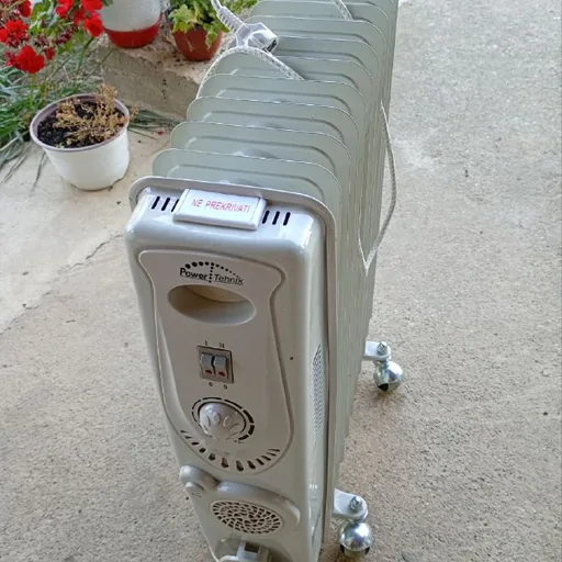 Oil heater with fan heater