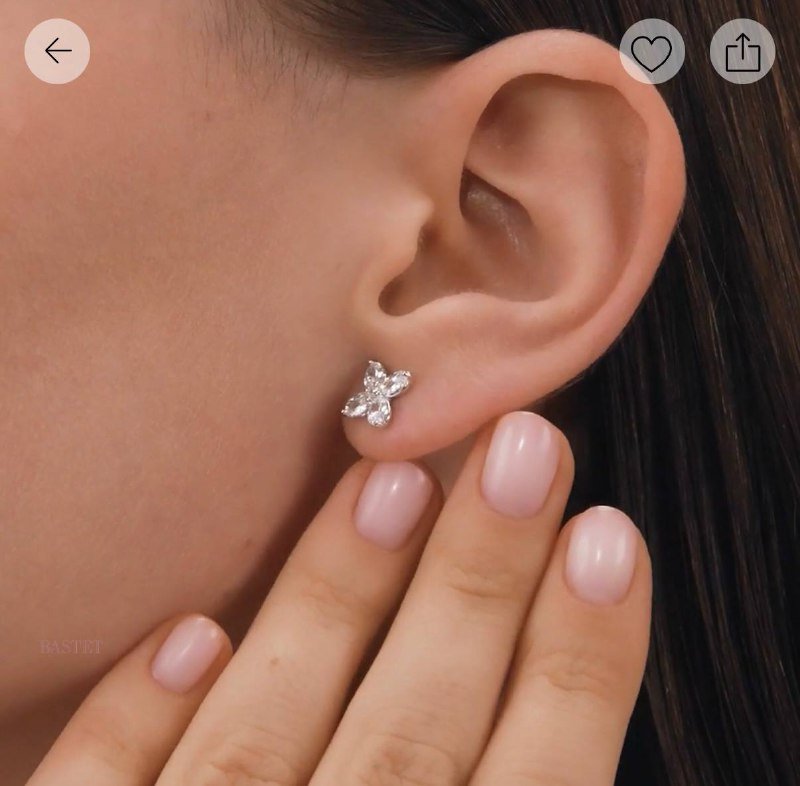 Серьги sunlight серебро с фианитами 4