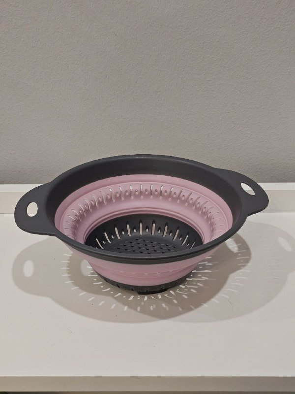 Складной силиконовый дуршлаг, Металлический дуршлаг, Тёрка металлическая большая, Тёрка поменьше