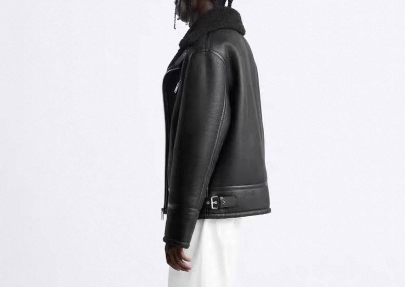 Мужская дубленка размер M