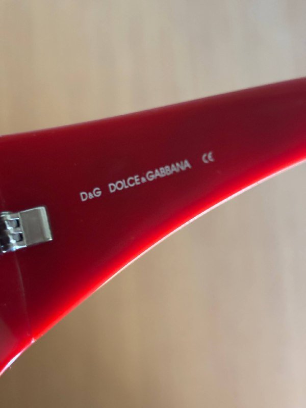 Очки Дольче Габанна красные 4