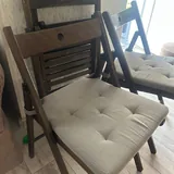 Складные стулья с подушками 2