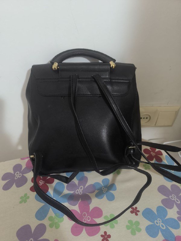 Женский рюкзак черный одно отделение 2