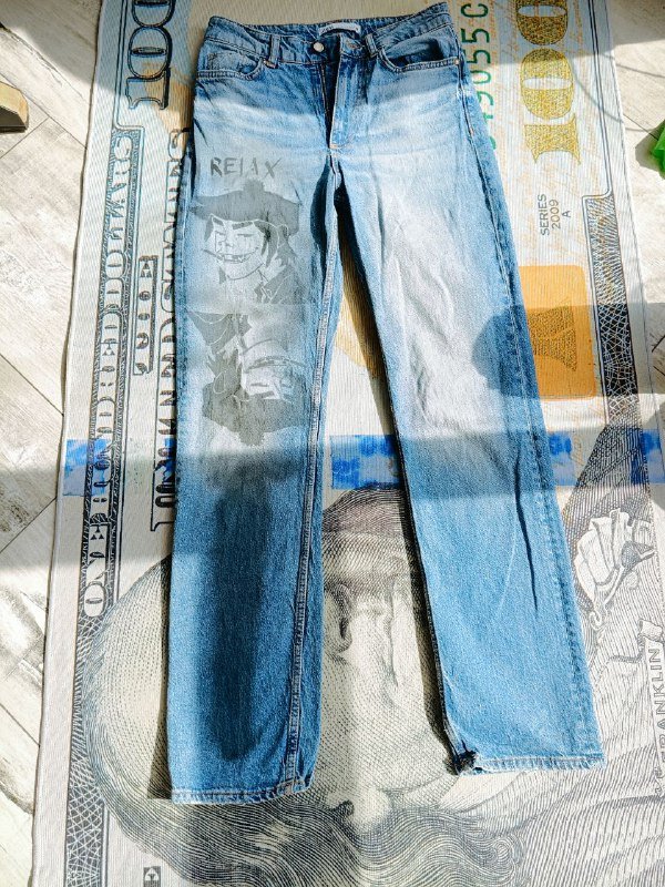 Классические джинсы Zara с высокой посадкой