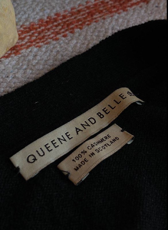 Кашемировый кардиган черный женский Queene & Belle 4