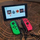 Nintendo Switch консоль, джойконы, зарядная станция, карта памяти 4