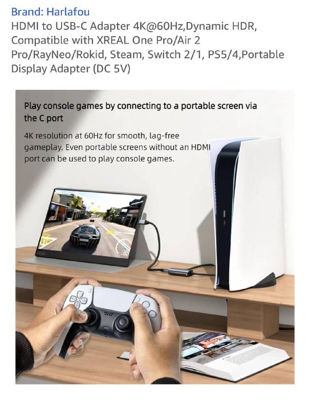 HDMI to Type-C видеоконвертер для VR и мониторов 2