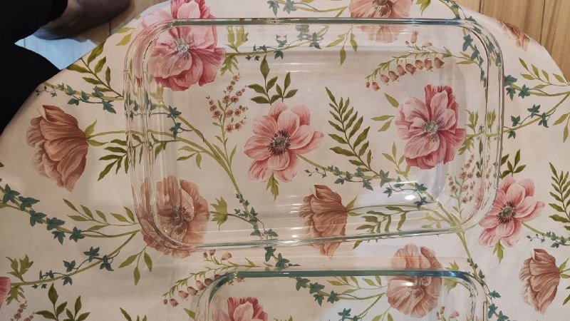 Два противня из термостекла для духовки 2