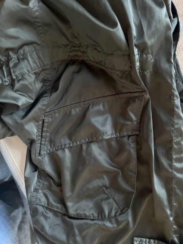 Тренч плащ ветровка MANGO темно-зеленый S XS 6