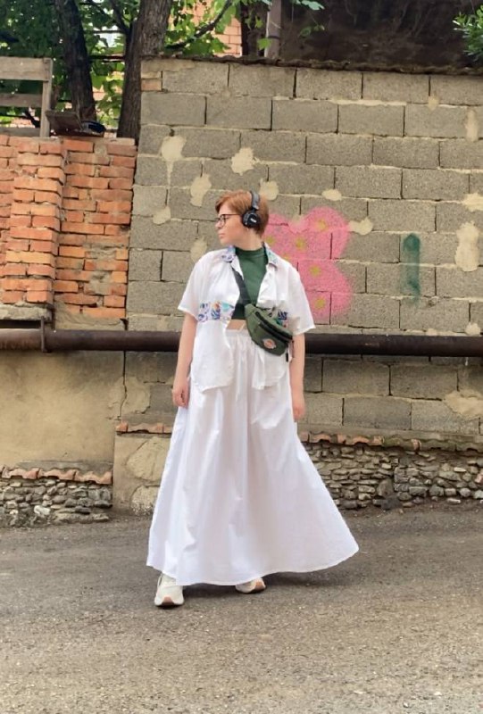 Зеленое платье, хлопковая макси-юбка, джинсы, мини юбка-шорты 4