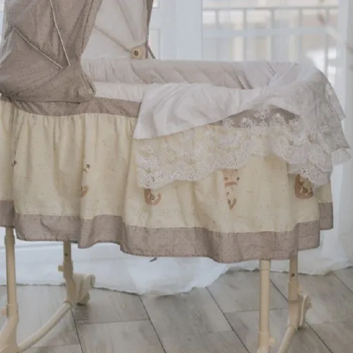 Rocking bassinet crib
