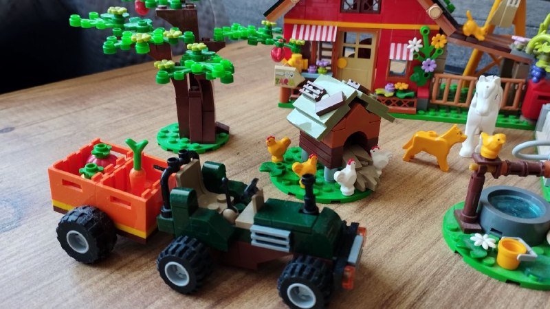 Самокат, горшок, лесенка, кухня, динозавры, конструктор 9