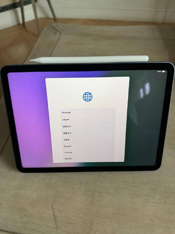 iPad Air 5th generation 256 GB, Apple Pencil, Smart Folio 5