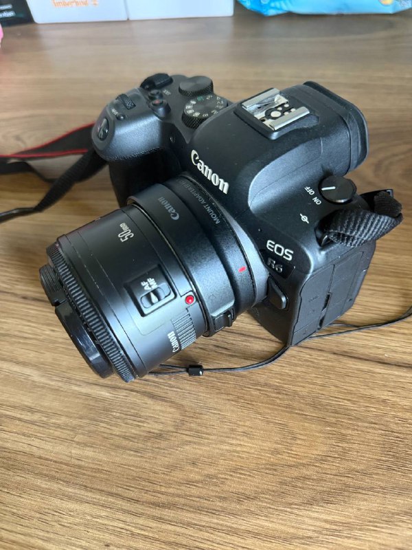 Камера Canon EOS R6, объектив Canon lens EF 50 mm, объектив Canon lens EF 28 mm, переходник RF - EF, Ipad mini 6 64gb 2
