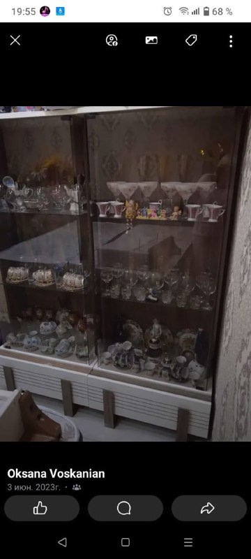 Антресоль стенка сервант для посуды 2