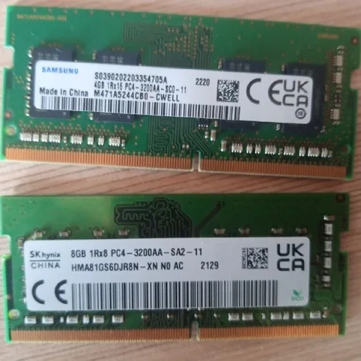 Оперативная память для ноутбуков 4 и 8 GB DDR4 3200