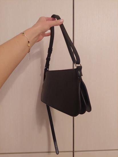 Черная сумка Zara, коричневая вельветовая сумка 2