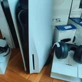 PS5 fat 825GB, 3 games, DualSense charger, Media Remote, HD Camera, Pulse 3D headset 2