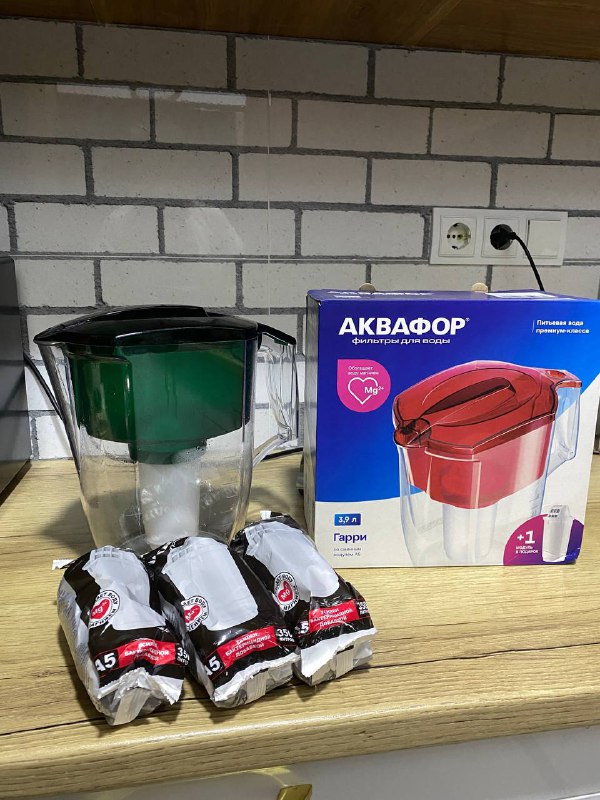 Фильтр для воды аквафор 3,9 л + 3 сменных модуля