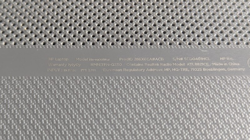 Ноутбук HP 15s-eq0056ur