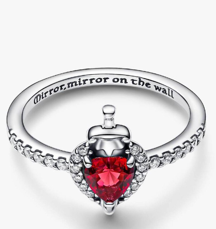 кольцо Pandora с сердцем размер 7 2